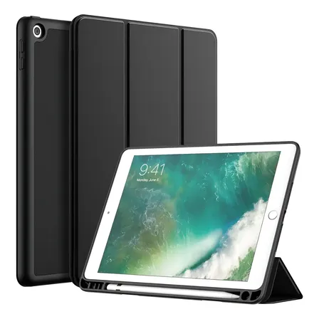 Funda Smart Cover Para iPad Air 2 9.7 Con Ranura Negro