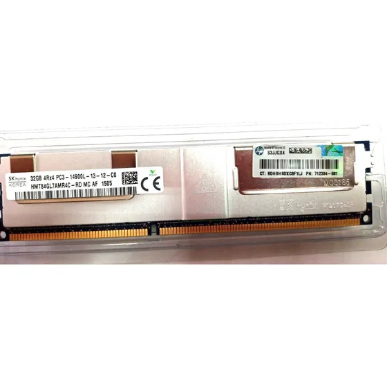 Memória Hp 32g Ddr3 1866mhz 4rx4 Ecc 1.35v (712384-081)