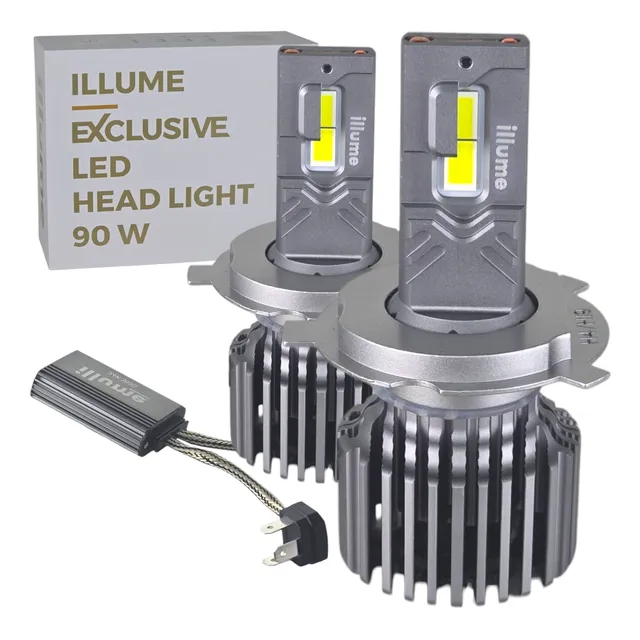 Focos Led Auto 90w Illume Exclusive Csp Luz Blanca Premium