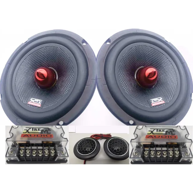 Kit 2 Vias 6'' 320w Rms C/ Crossover Ñ Pioneer Mtx Jbl Dat