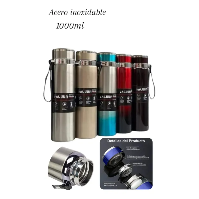 Termo De Acero Inoxidable 1 Litro Oferta