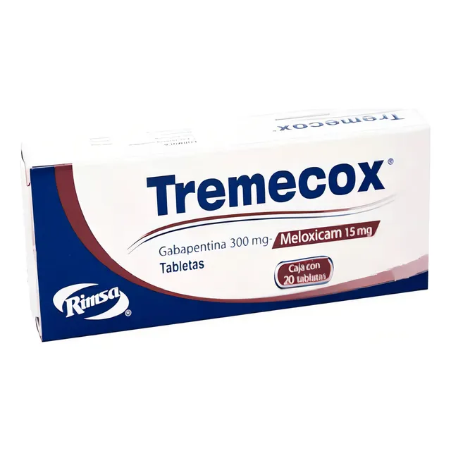 Tremecox Tabletas 300 Mg/15 Mg, 20 Tabletas