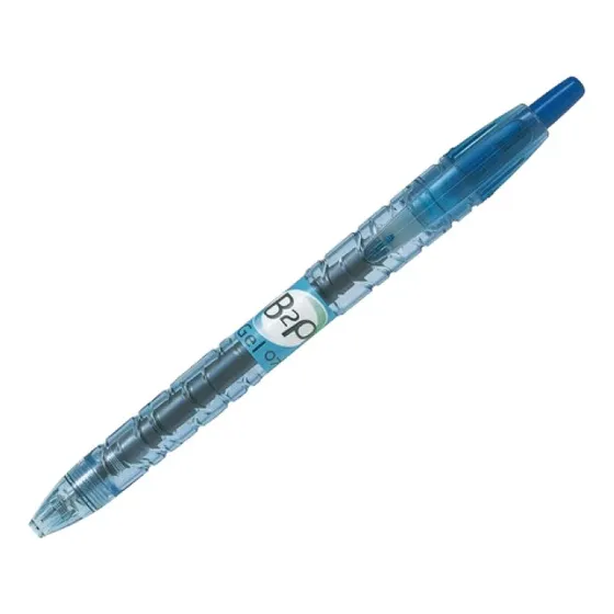Lápiz Gel Pilot B2p Ecológico 0.7 Mm Tinta Azul Exterior Transparente