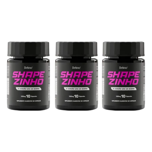 Suplemento Shapezinho Nova Fórmula Kit Com 3 Potes