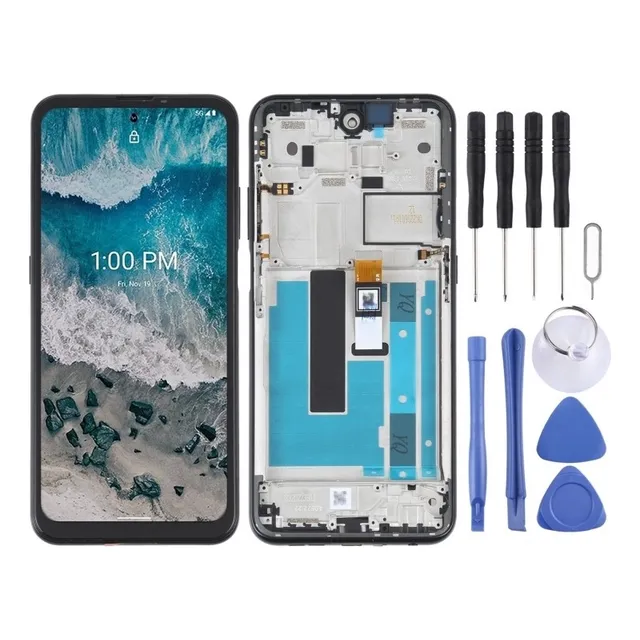 Sj-p Tela Lcd Oem Com Moldura Para Nokia X100