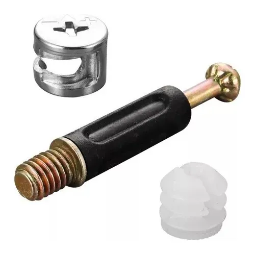 Tornillo Excéntrico 3 En 1 Kit Unión Muebles 40mm 100uds
