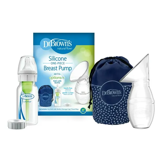 Extractor Leche Materna Manual + Tetero Dr. Browns
