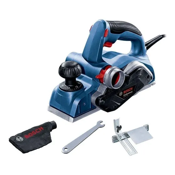 Plaina Bosch GHO 700 127V 700W 2 lâminas e coletor de pó