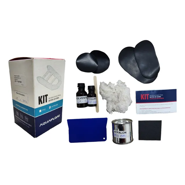 Kit De Reparación Para Botes De Goma Hypalon Neoprene
