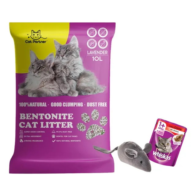 Arena Aglomerante Gato Cat Partner 20kg + Regalo