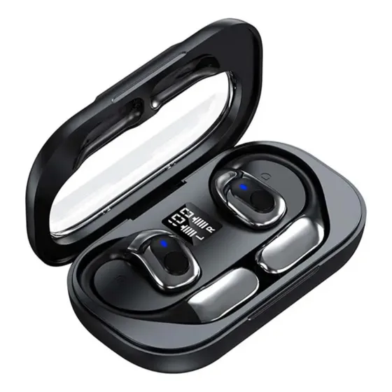 Auriculares Inalámbricos Bluetooth 5.4 Estilo Deportivo Negro