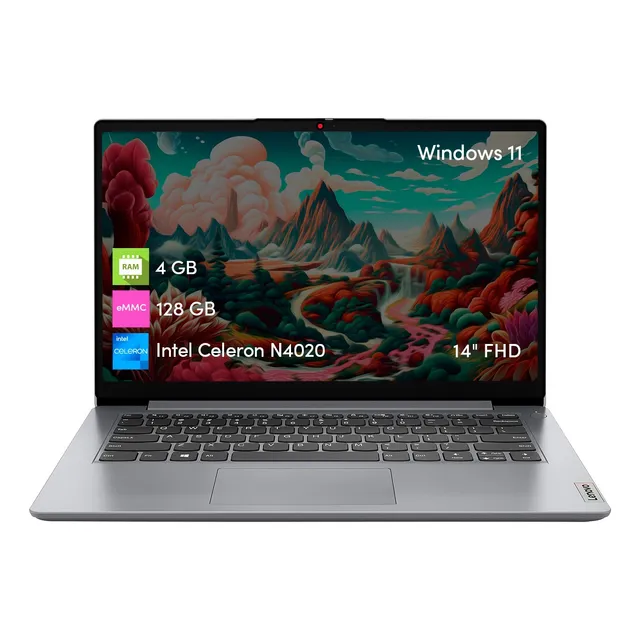 Notebook Lenovo Ideapad Celeron 4gb 128gb 14' Hd Win11