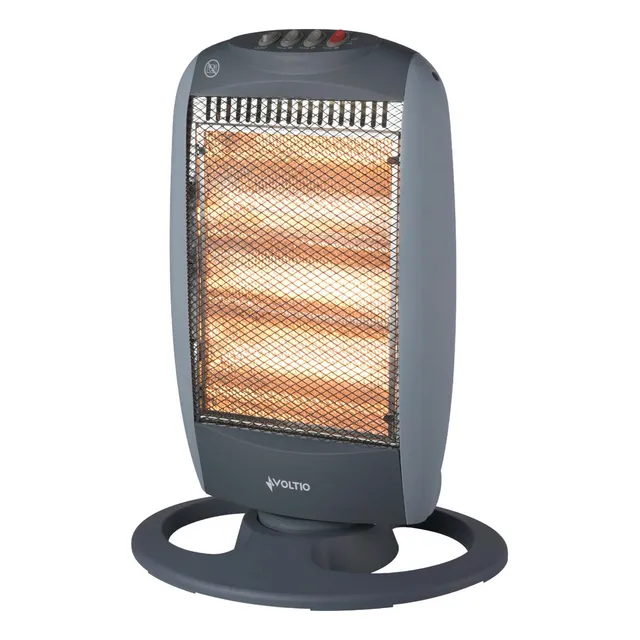 Calefactor Voltio CEC3VOLT eléctrico de cuarzo 3 niveles color gris