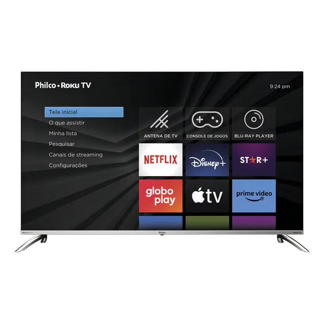 Smart Tv 50'' Philco Ptv50g7pr2csb 4k Roku Tv Led Dolby Audio Bivolt Preta Smart Tv 50'' Philco Ptv50g7pr2csb 4k Roku Tv Led Dolby Audio Bivolt Preta