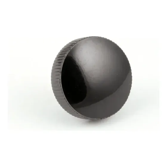 Nieco 11608 Botón Negro Redondo 10-32 Conexión Hembra