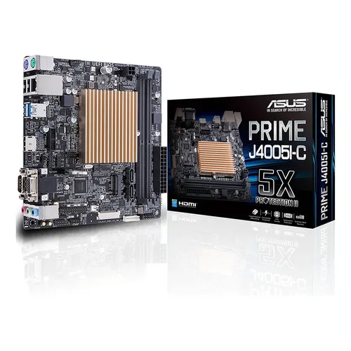 Combo Actualizacion Intel Asus J4005i-c M2 Sata Ddr4 Color Negro