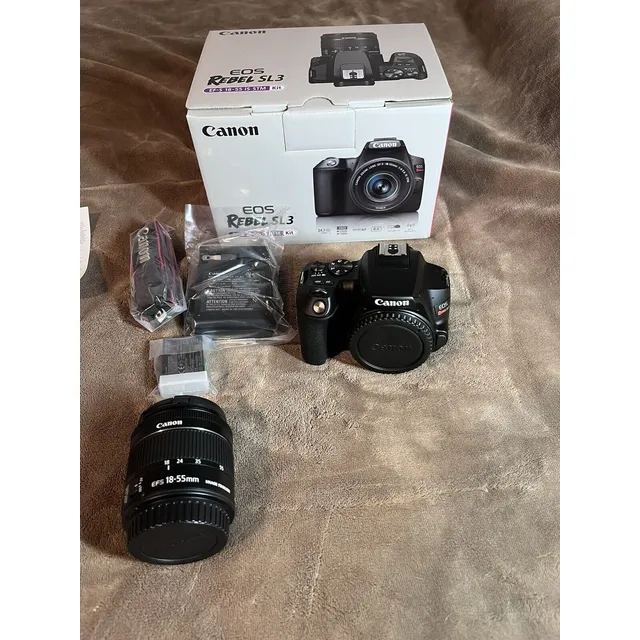 Canon Eos Rebel Sl3 Dslr Camera With Ef-s 18-55mm F4-5.6 Fhr