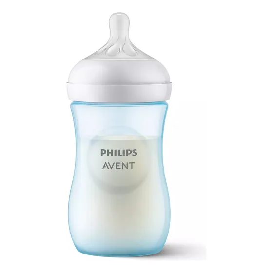 Mamadera Avent Scy903/21 Natural Response 260ml Azul 1m+
