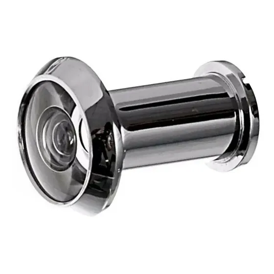 Olho Mágico Porta Madeira Cromado 35 A 50mm Visor 200º