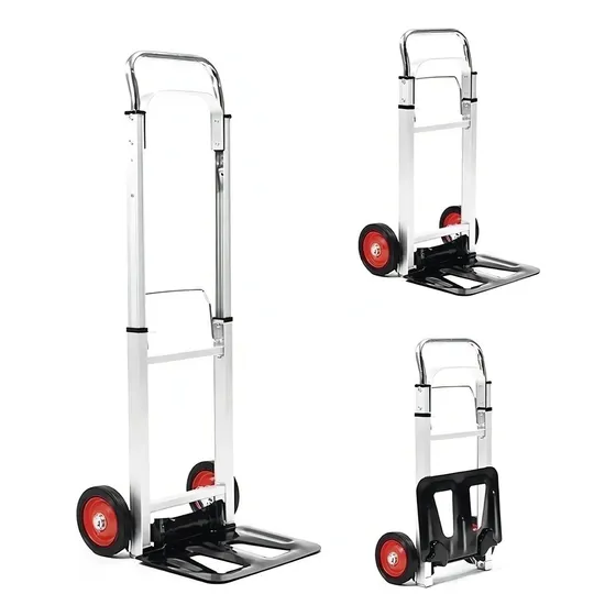 Diablo Carro De Carga Plegable Aluminio 80 Kg Resistente