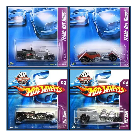 Hot Wheels 2008 - Team Rat Rods - Los 4: 125 126 127 128