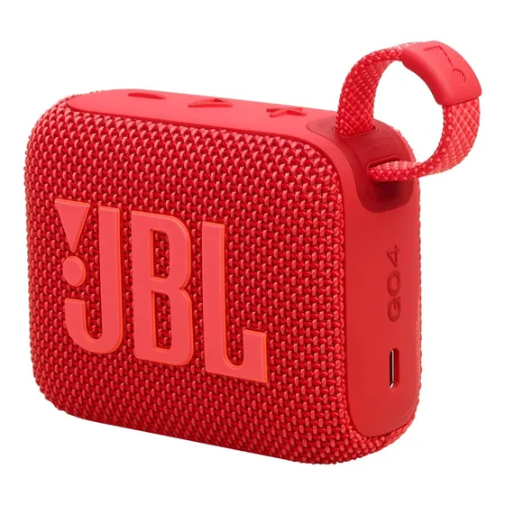 Altavoz Portátil JBL Go 4 Con Bluetooth Impermeable Rojo 110 V/220 V