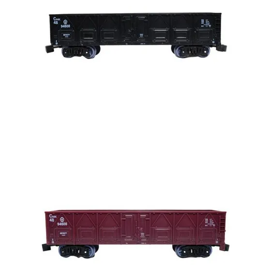 Conjunto De 2 Trilhos De Trem Escala 1/87 Carros Carruagem