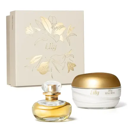 Perfume Lily + Creme Acetinado Hidratante O Boticário