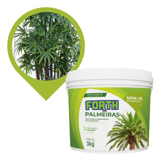 Adubo Fertilizante Pé Muda De Palmeira Rafia Rhapis Excelsa