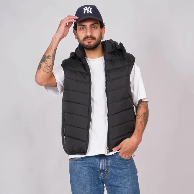 Customs Ba Chaleco Miami Impermeable Hombre Sire Capucha Des