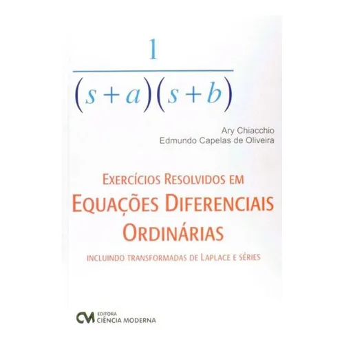Exercícios Resolvidos Em Equações Diferenciais Ordinárias..., De Nan. Editora Ciencia Moderna Em Português