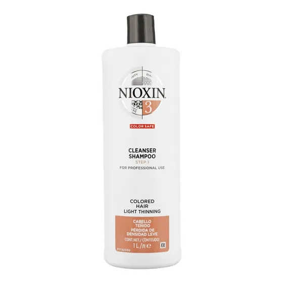 Nioxin-3 Shampoo Densificador Para Cabello Teñido 1000ml