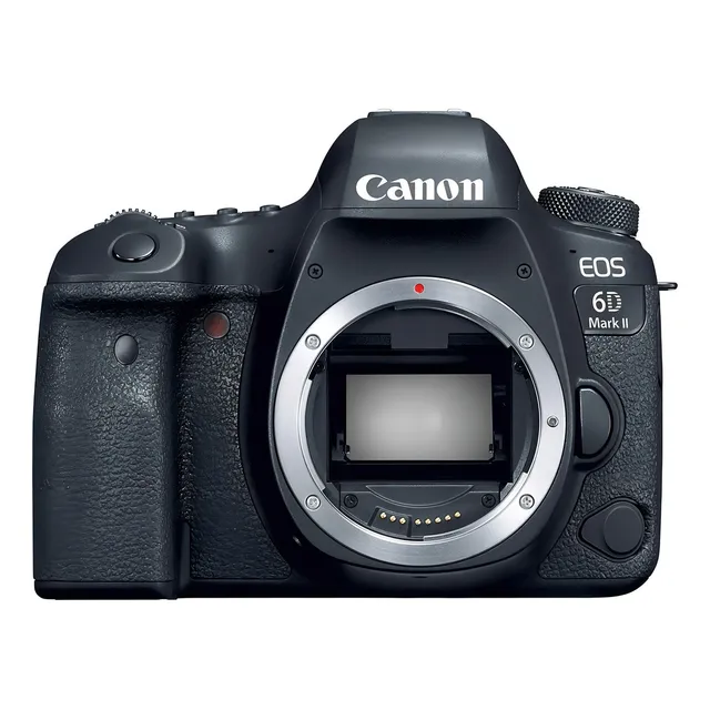 Canon EOS 6D Mark II DSLR color negro