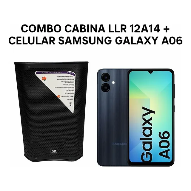 Celular Telefono Samsung A06 + Cabina Parlante Obsequio