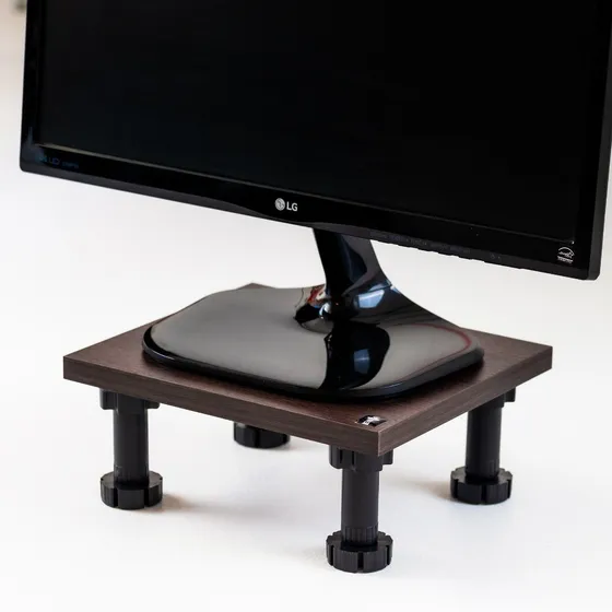 Soporte De Monitor Elevador Escritorio Pc Regulable Eco Cuot