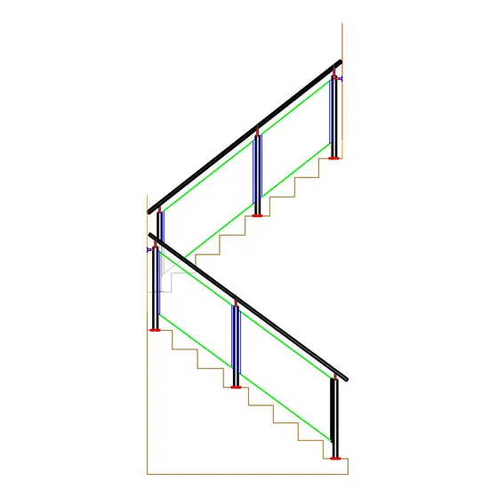 Barandas Escaleras, Balcones  Acero Inoxidable Con Vidrio.
