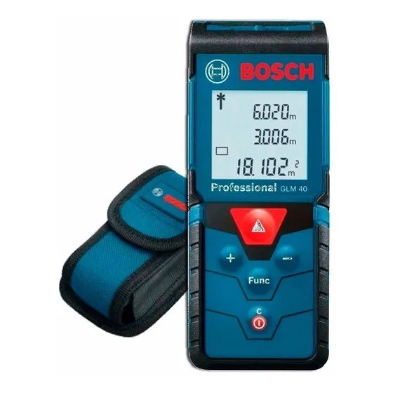Medidor De Distancia Laser 40mts Boch Glm 40