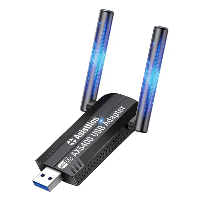 Adaptador Wifi Usb 6e Ax 5400m Triple Banda Dual