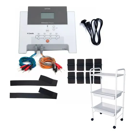 Stimulus Physio 4 Canais Aparelho Corrente Fisioterapia Htm