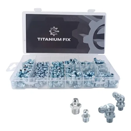Kit 150 Uni Pino Bico Graxeiro Graxa Lubrificacao Reto 45 90
