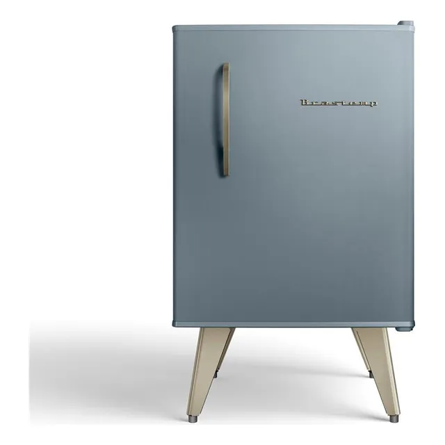 Frigobar Brastemp Retrô 76l Azul Claro 127v Bra08hwana