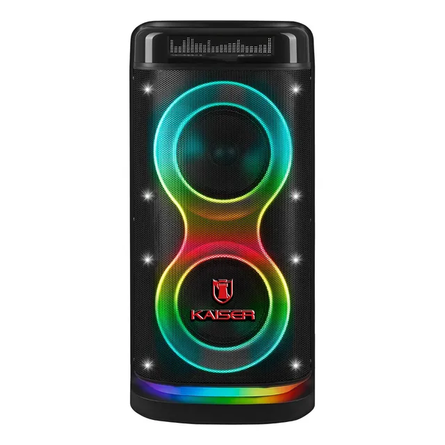 Bocina Kaiser Ksp-5040 140 W Rms Micrófono Bluetooth Negro