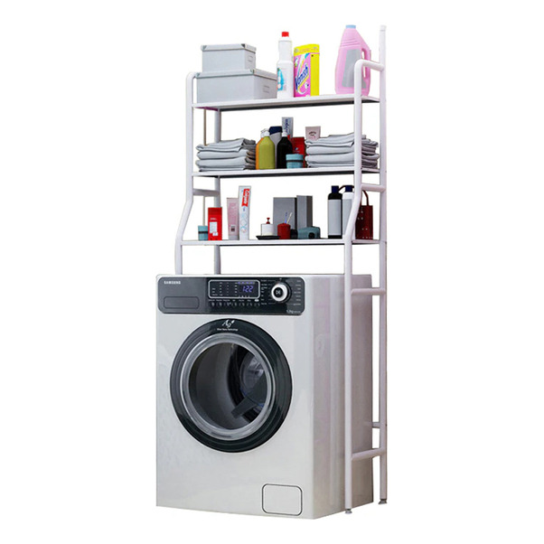 Rack Organizador Lavanderia Maquina Lavar Estante 3 Prateira Rack Organizador Lavanderia Maquina Lavar Estante 3 Prateira
