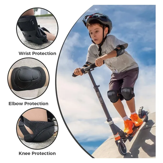 Kit De Protección Para Niños Patinaje, Bicicleta, Monopatin