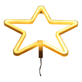Letrero Led Con Forma De Estrella De Neón Para Fiesta De Cum Letrero Led Con Forma De Estrella De Neón Para Fiesta De Cum