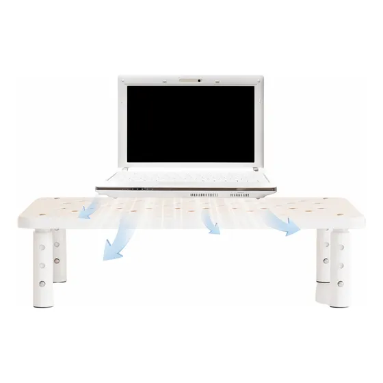 Soporte Para Monitor Pc Regulable En Altura Con Cajones