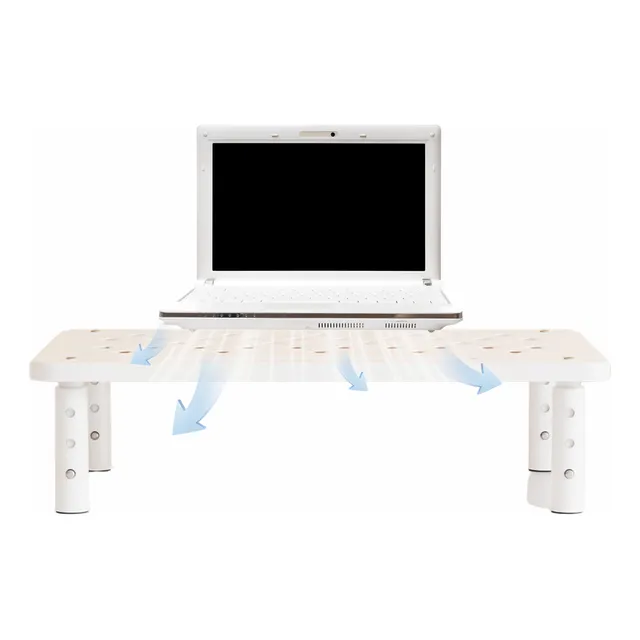Soporte Para Monitor Pc Regulable En Altura Con Cajones