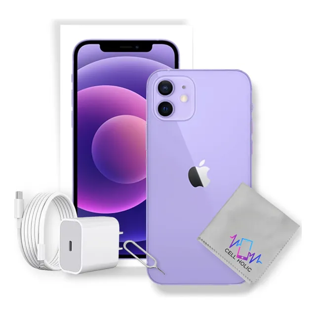 Apple Iphone 12 Mini 64 Gb Morado Caja Original Bateria 100% Lila (Reacondicionado)