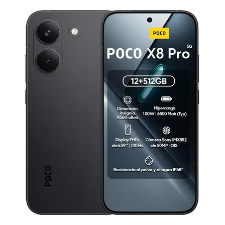 Poco X8 Pro 512gb 12gb Ram Original Lancamento Global C/ Nfc Preto