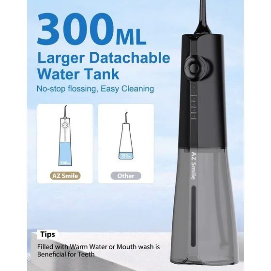 Irrigador Oral Inalambrico. Marca Azsmile.